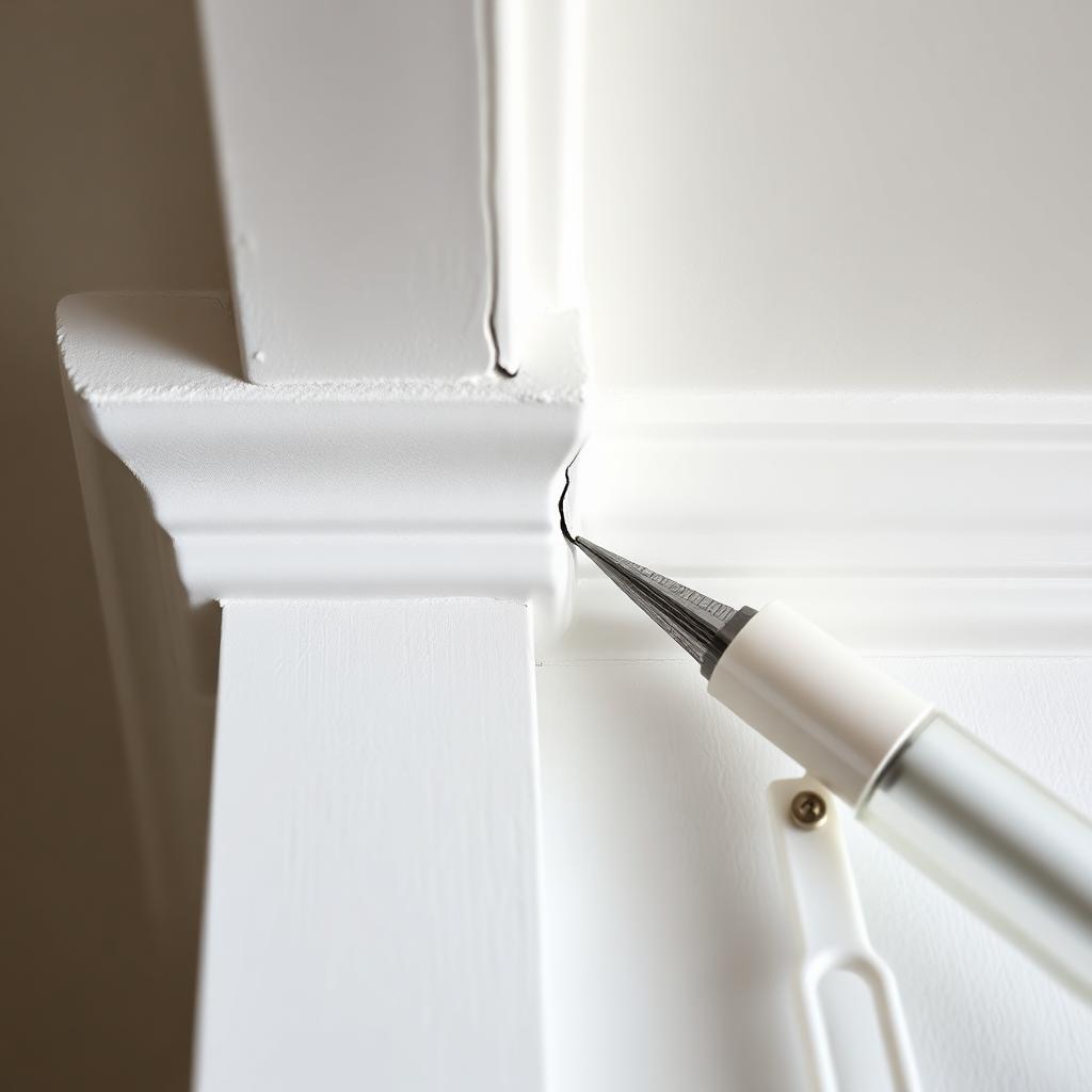 Repair a Hairline Cornice Crack