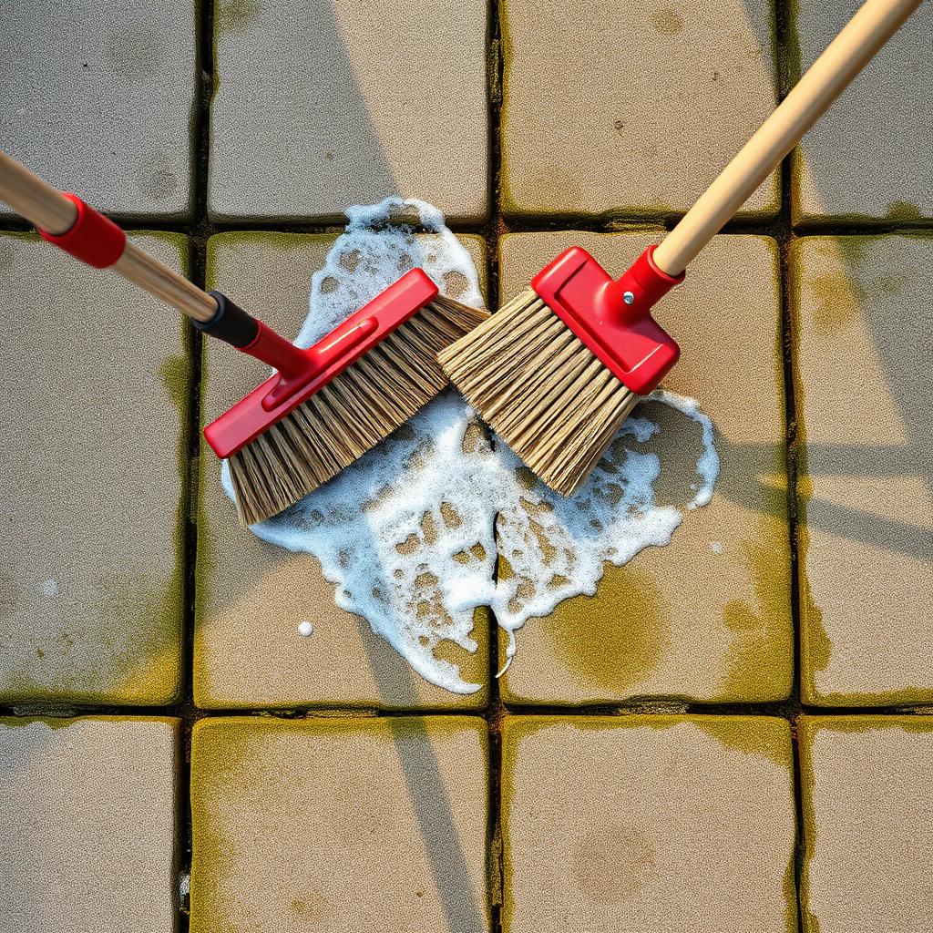 Clean Mossy Pavers and Paths